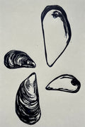 Four Mussel Shells