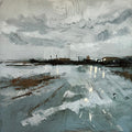 View Towards Whitstable Harbour at Dusk
